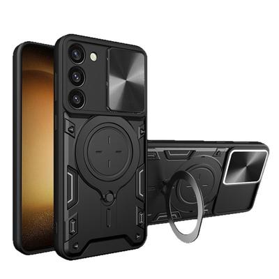 Suitable for Samsung Note20 Car Magnetic Suction Mobile Phone Case Samsung S23ultra Push Window Anti Fall Protection Case