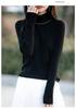 Women's Long Sleeve Slim Fit High Collar Sweater 
