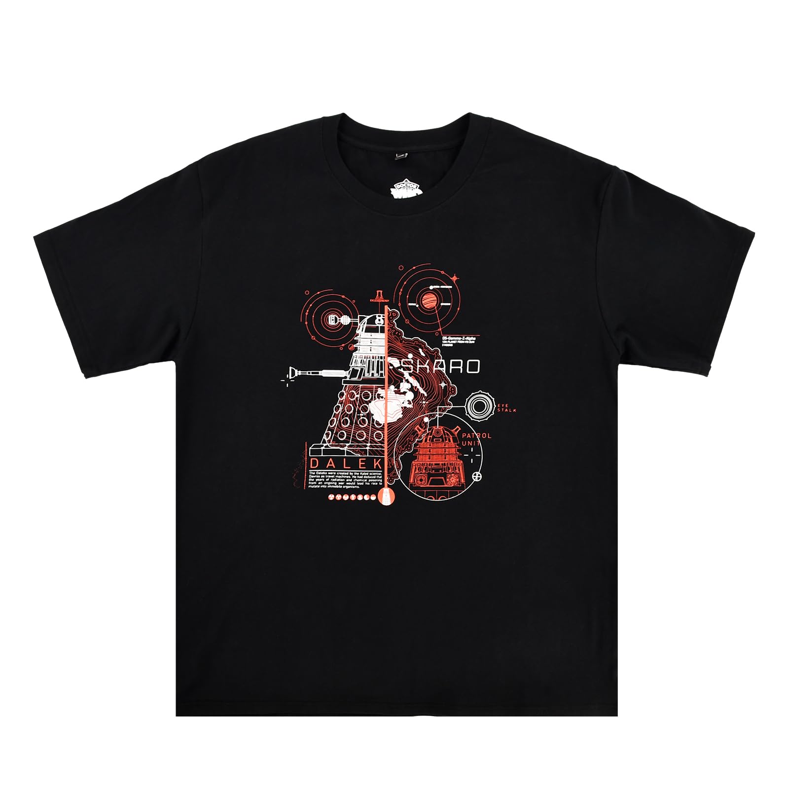 FANTHFUL Doctor Who [Dalek] FP001DW2023 T-shirt Black Size L
