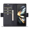 LC.IMEEKE For Samsung Galaxy Z Fold5 5G Phone Leather Cover Carbon Fiber Texture Stand Wallet Case