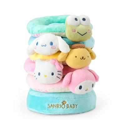 Sanrio Baby Washable Toss Toy with Sanrio Hello My and Baby Baby Shower 345580 Characters Kitty, Melody, Cinnamoroll, Pompompurin, Kerokerokeroppi.