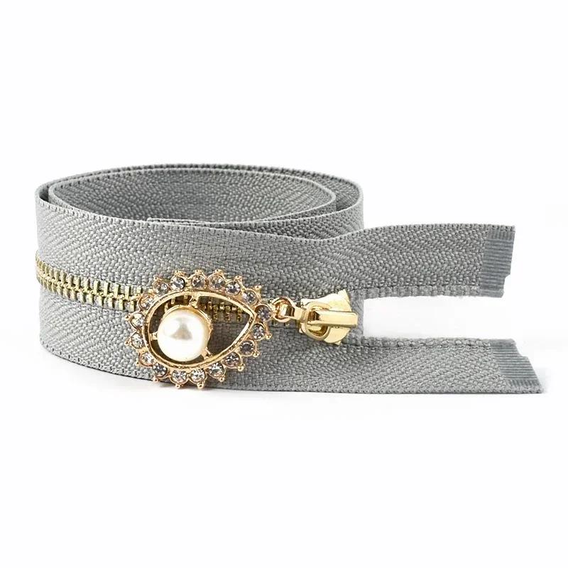 2/5Pcs 3# 40-70cm Open-end Metal Zippers for Sewing Jacket Coat Zipper Tapes Clothes Tent Zip Repair Kit DIY Garment Accessories