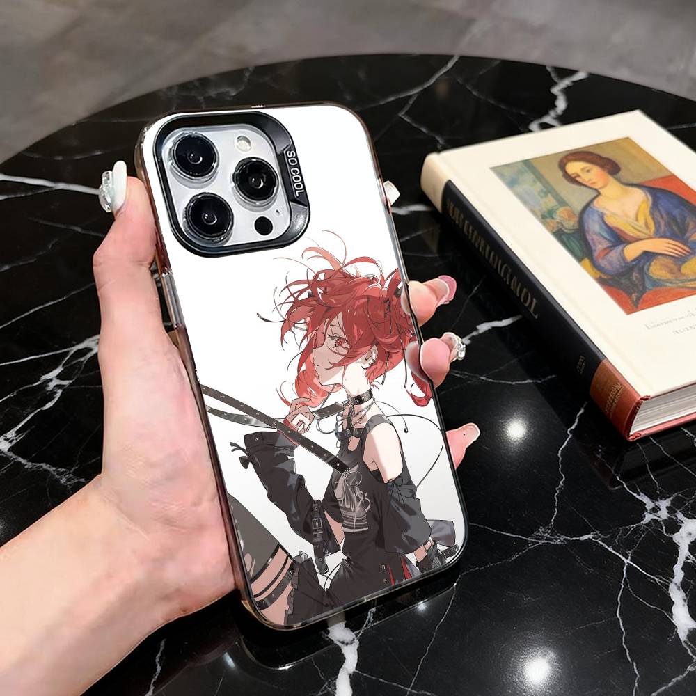 

K-Kasane T-Teto Get To Me Чехол для телефона для iPhone 17,16,15,14,13,12,11 Plus,Pro Max,XS,Красочный серебристый чехол для телефона Funda Cover iPhone17air