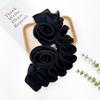European And American Solid Color Fungus Edge Flower Applique Wedding Dress Accessories Three-Dimensional Rose Clothing Accessories Cloth Sticker