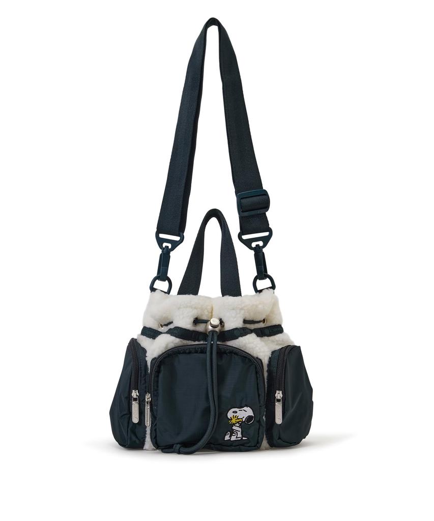 LeSportsac CONV DRAWSTRING Warm Hug Convertible Crossbody Shoulder Bag CRSSBDY/1511 Women's (Official)