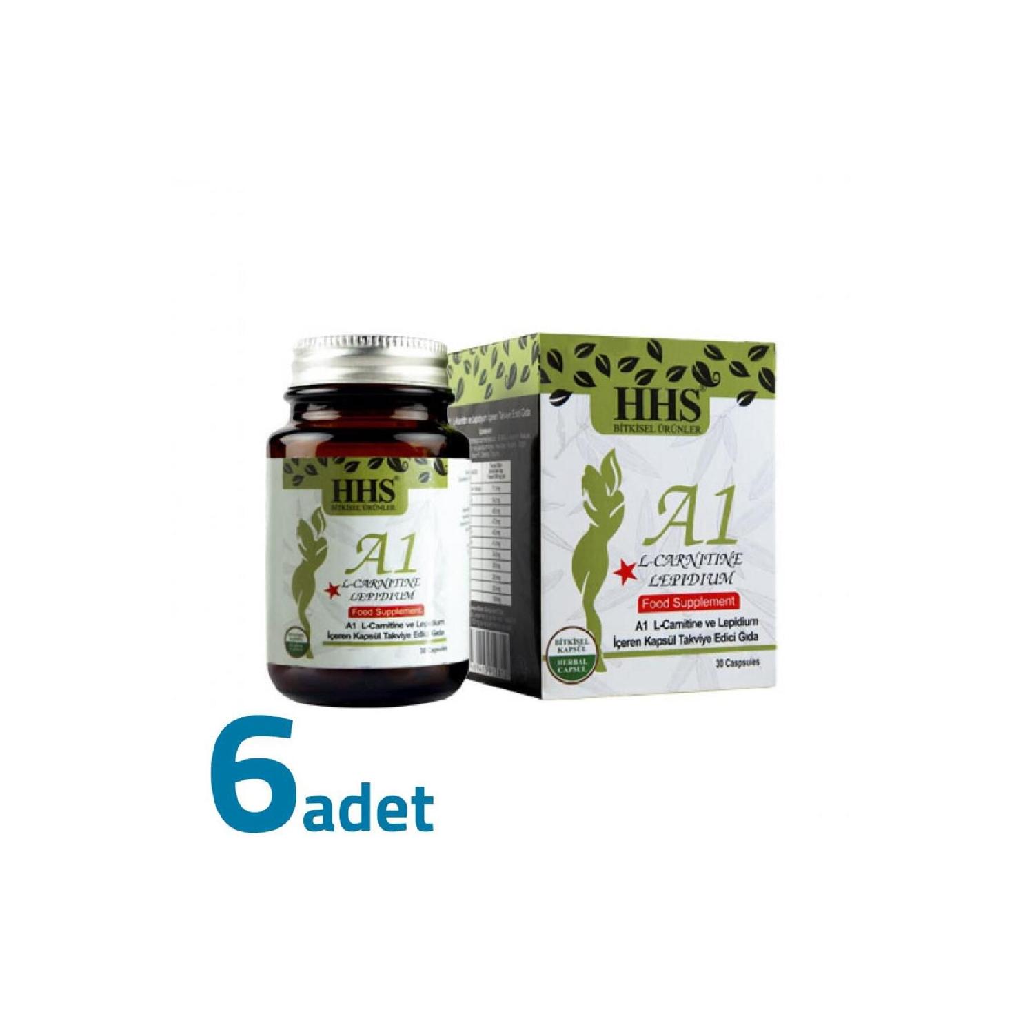 

A1 L-карнітин Lepidium A 1 Herbal 30 капсул X 6 шт