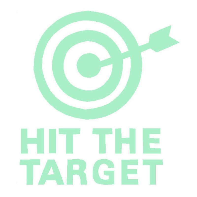 

Светящиеся в темноте наклейки для туалета «ПОЙДИ В ЦЕЛЬ» Креативные украшения для ванной комнаты