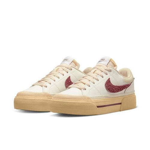 Женские кроссовки Nike Court Legacy Lift Sail Dark Beetroot DZ4766-133 EU 40