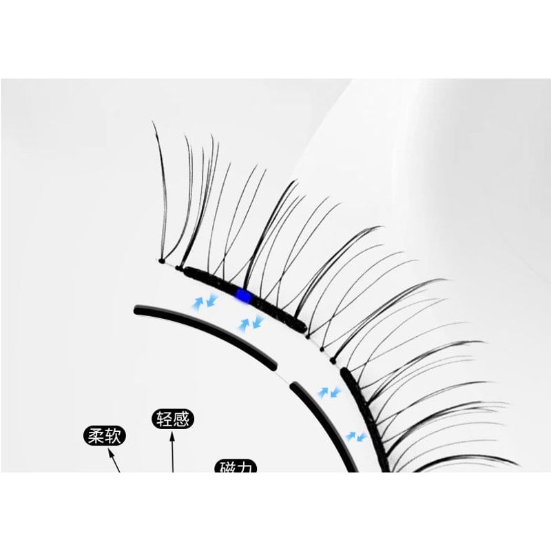 Mogugu - Natürliche / Spiky Magnetische Wimpern (Verschiedene Designs)