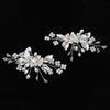 2PCS Crystal Shoe Clips Wedding Bridal Shoe Buckles Rhinestones Shoe Flowers for Party Decoration Wedding Craft Acces