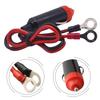 Car Power Supply Inverter Wire 12V Convenient Male Plug 50cm Long Car Cigarette Lighter Plug Cable Socket