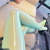 1 Pair Women's Plus Size High-Waist Sheen Sheer Tights Ultra Thin All-Season Comfort Fit Sexy Horse Oil Pantyhose Leggings Socks