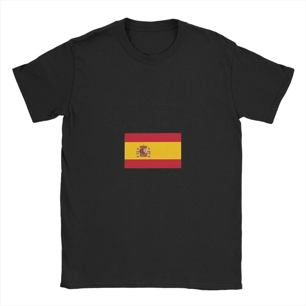 Spain Spanish Map T Shirt Summer Trendy Cool TShirts Men Cotton Crew Neck Oversized Clothing Short Sleeves Vintage Tshirt