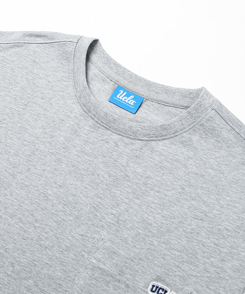 UCLA Unisex Cotton Basic Artwork Short Sleeve T-Shirt [M-Grey](Ua4St96_51)