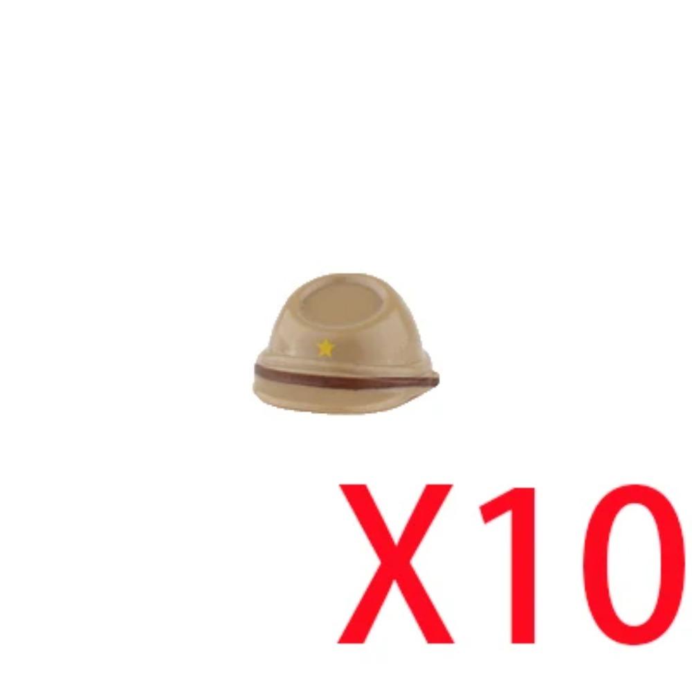 Military WWII MOC Hat Helmet Building Block German  US Soviet Soldier Figure Helmet M1 40 Beret  Accessories Brick Toy Gift K025