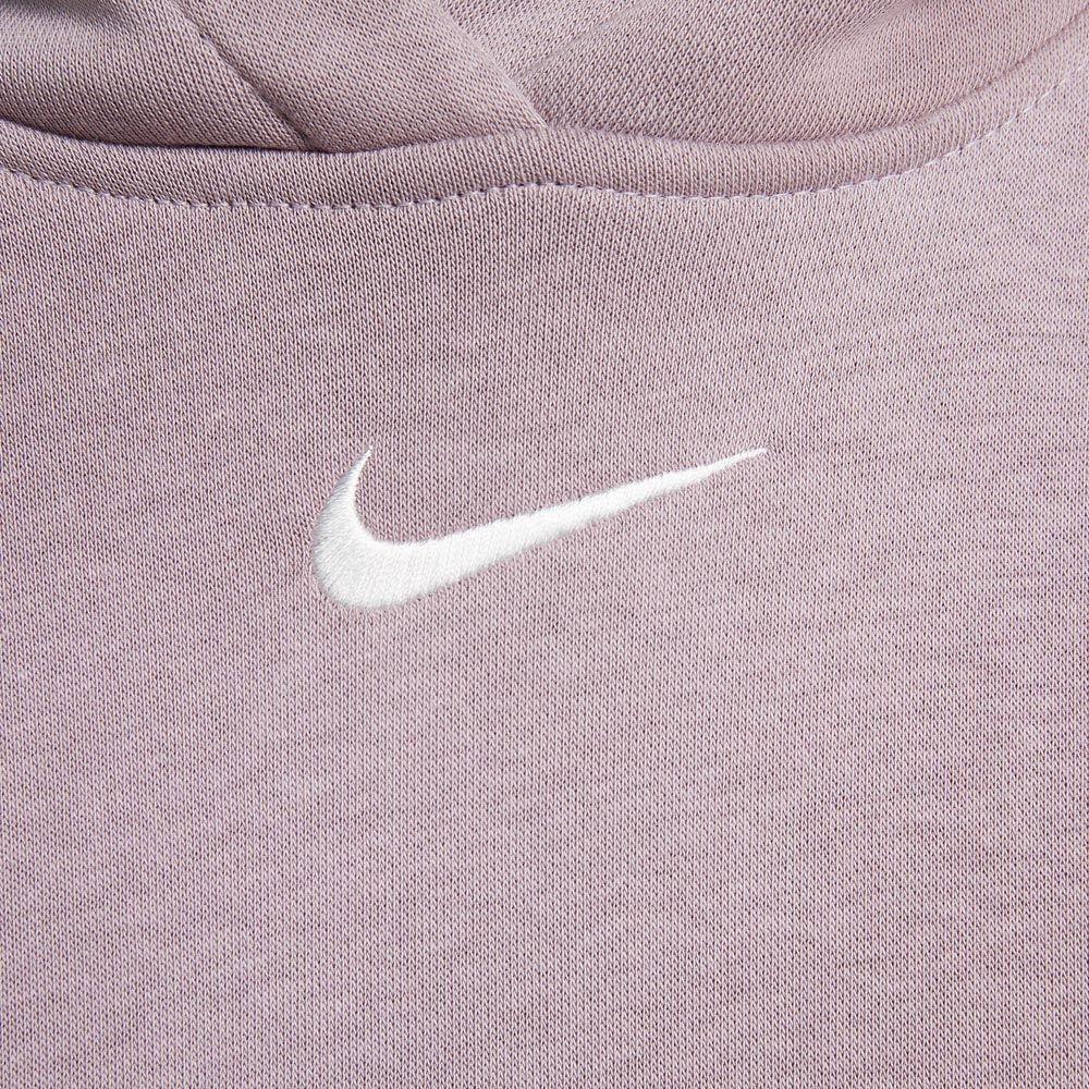 Nike Sweatshirts Women's Light Gray Purple Hooded Moderate Regular HF6840-226