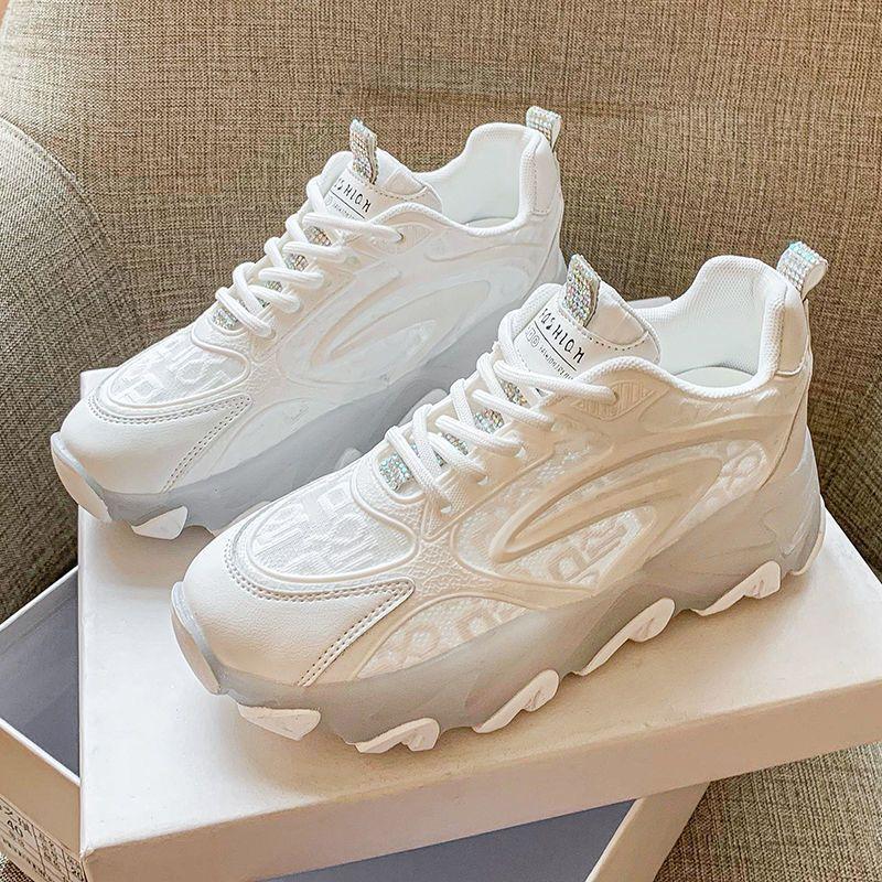 WTEMPO Pár Letní Tenisky Protiskluzové Dámské Běžecké Boty Prodyšná Dutá Síťovina Pánská Ležérní Obuv Venkovní Sportovní Obuv