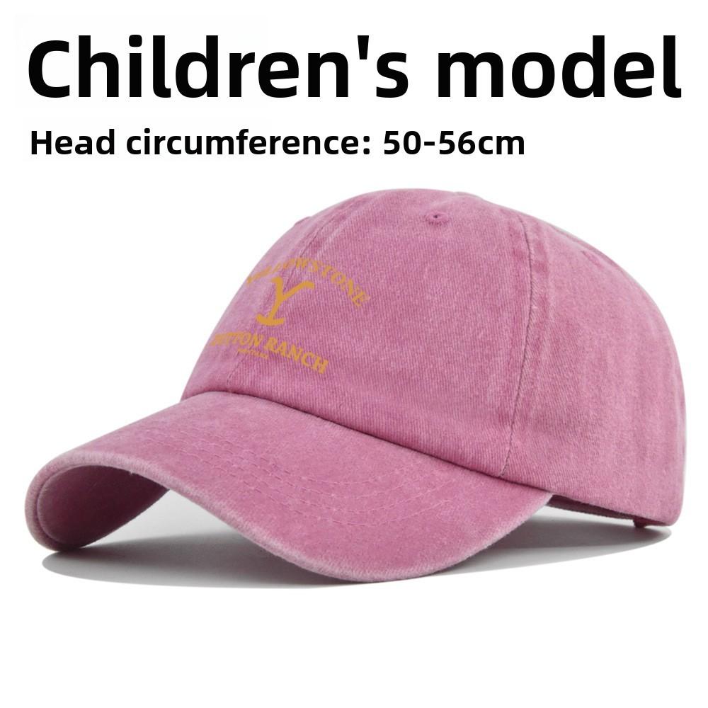Stone Yellow Letter Embroidery Baseball Cap Sun Protection Breathable Gift Hat