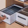 1pc Clothes And Pants Storage Box, Portable Folding Wardrobe Storage Box