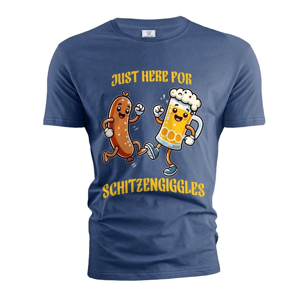 

Men s Just here for Schitzengiggles Shirt OKtoberfest Party Gifts Drinking Shirt XL