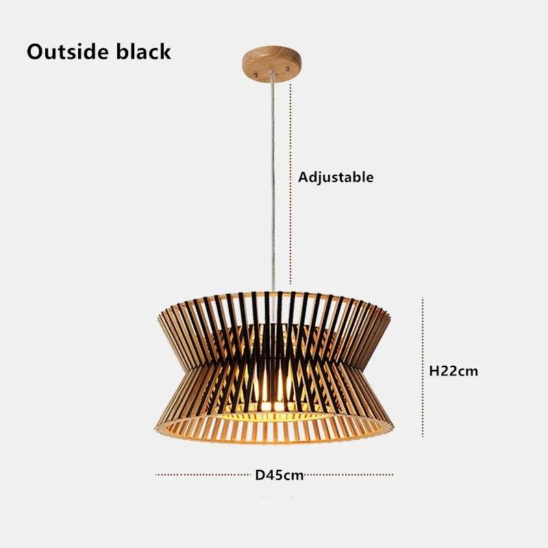 2026 New Creative Solid Wood Chandelier For Living Room Dining Room Office North European Style Indoor Lighting Decoration