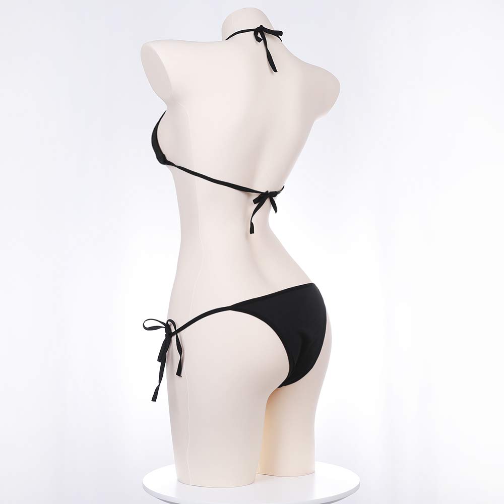 Bikini Cosplay Sexy Mâneci Lungi Topuri Lenjerie Erotică Lenjerie Intimă Erotică Costum Extrem Mini Sutien Costum Micro Bikini Interior Gât Halter 110 Scurt