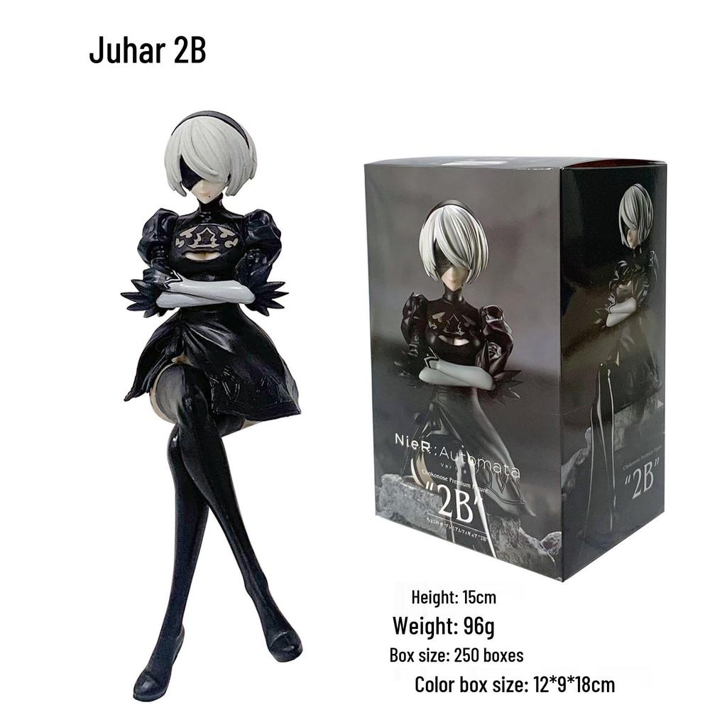 Anime Figurine Model: Cute Girl Jack-O 2B Nier Automata Display Piece