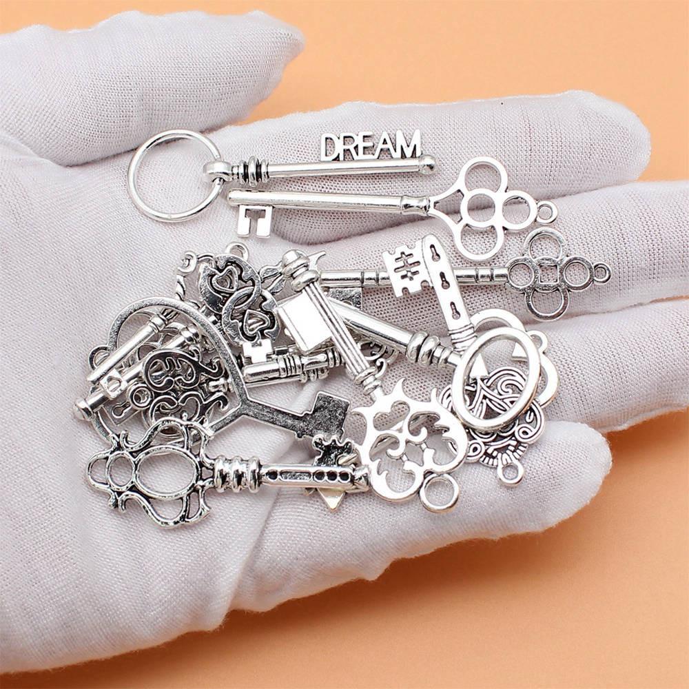 Schlüsselanhänger Werkzeug Gemischtes Set Anhänger Charms Paar Schmuck Ungewöhnliche Herstellung