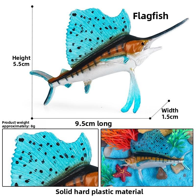 Marine Animal Fish Model Toy With Realistic Design For Aquarium Decor Enthusiasts