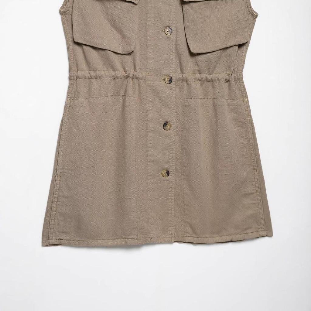 Spring 2025 Women's European & American Style Pocket Short Dress