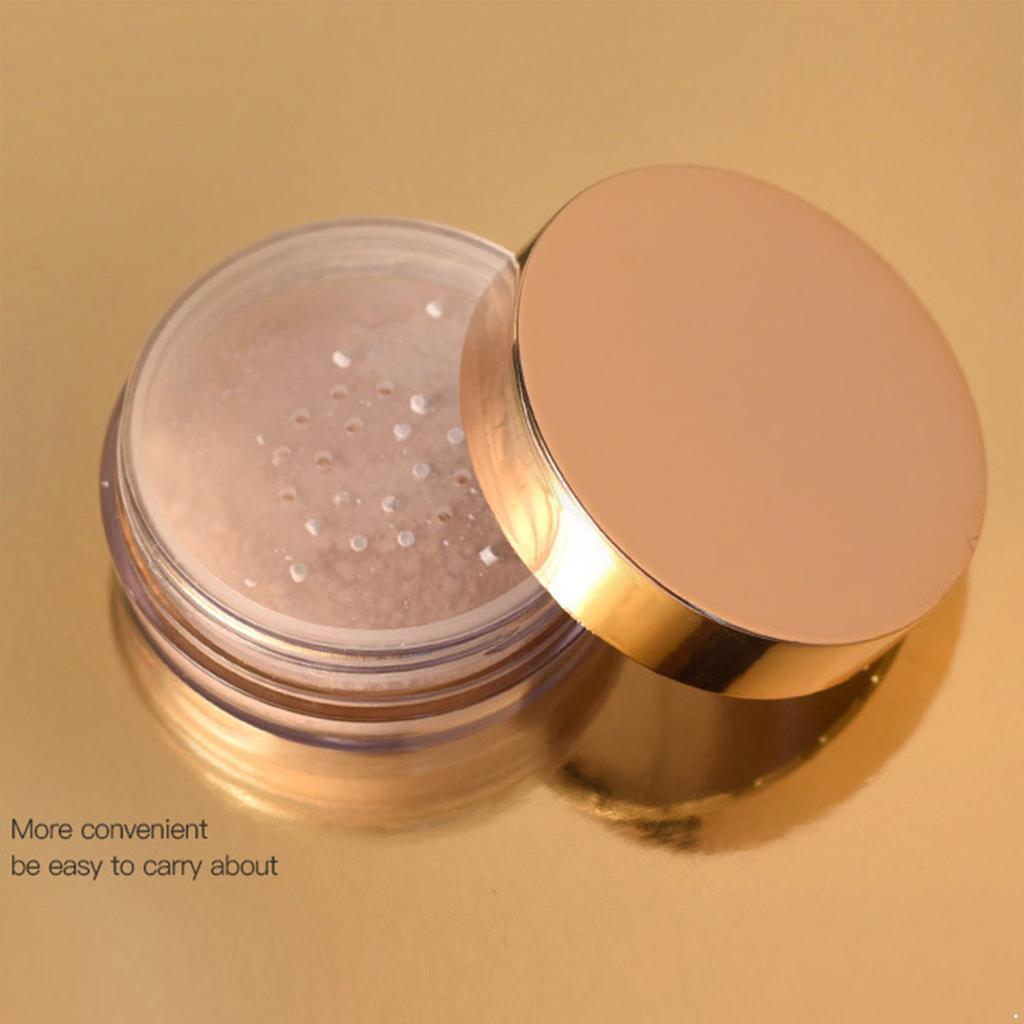 Seidiges mattes loses Puder, atmungsaktives leichtes Fixierpuder zur Verbesserung des Strahlen und zur Definition der Gesichtszüge, Einzelstück