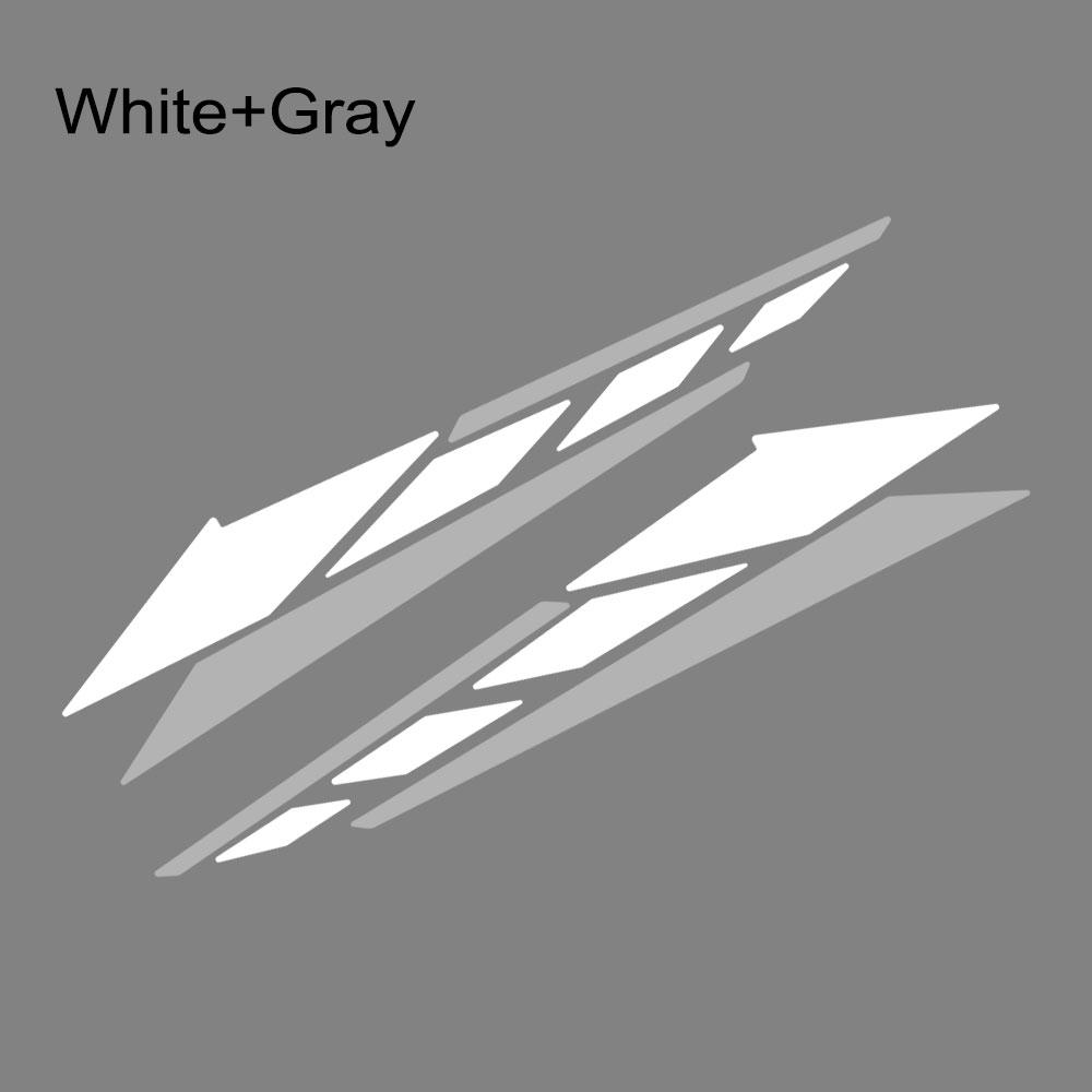2PCS Motorcycle Front Fairing Decals Cool Motorbike Stickers Waterproof Electric Scooter Decor Stickers For Yamaha Suzuki Honda