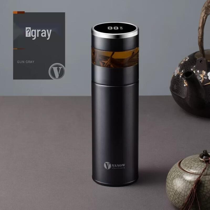 Vanow Smart Temperature Display Insulated Tea Bottle 450ml