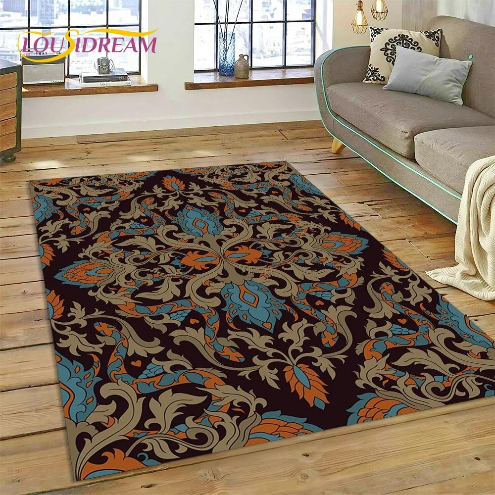 Neuester nordischer türkischer böhmischer Keltenteppich für Wohnzimmer, Schlafzimmer, Heimdekoration, Bodenmatte, rutschfeste Dekoration für Sofa, Fußmatte