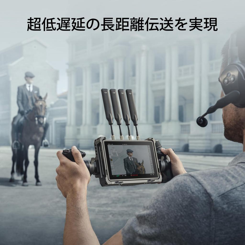DJI Video Transmission Up To 6 Wireless Transmitter Integrated Wireless and Camera Independent Recording and Playback Functions Transmitter,