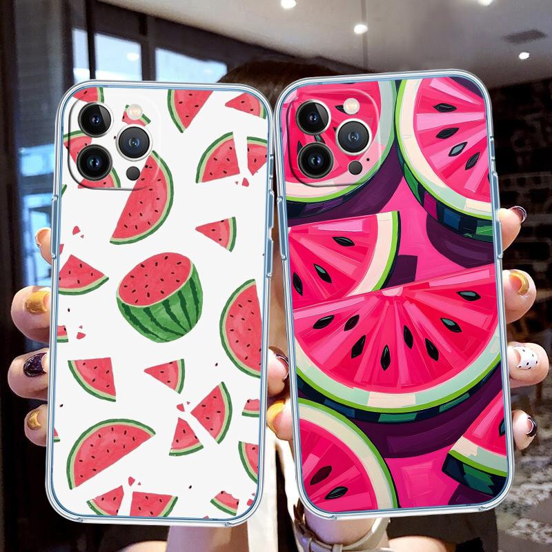 LO21 Cartoon Fruit Watermelon Case for LG K22 K30 K40 K40S K41 K42 K50 K50S K51 K51S K52 K61 K62 K71 K92 Q60 Q61 V40 V50 V60