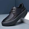 Casual Shoes for Men 2026 Fashion Lightweight Lace-up Platform Flats Men Comfortable Non Slip Vulcanized Shoes Zapatillas