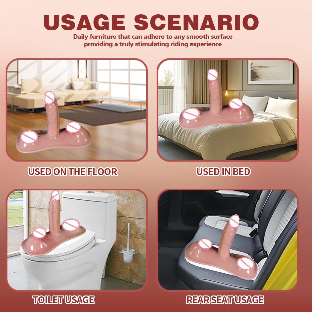 Retractable Vibrating Heating Wearable Female Masturbator