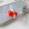 Adorable Citrus Fruit Key Ring Orange Keychain Alloy Materials Lovely Jewelry Perfect For Keys Or Phone Accessories