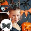 Yousheng 2/6Pcs Halloween Hair Clips Bat Wing Design Shiny Hairpin Women Girls Cosplay Costume Hair Accessories