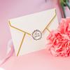 500pcs Rose Gold Merry Christmas Stickers 1 Inch Self-adhesive Holiday Stickers For Christmas Decors Wedding Party Cards Label