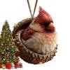 Animal Christmas Ornaments 2D Flat Acrylic Seasonal Decoration Hangable Holiday Decorations For Xmas Tree Hanging Pendant Decor