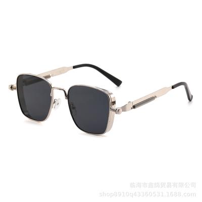 Retro Steampunk Metal Men's Sunglasses