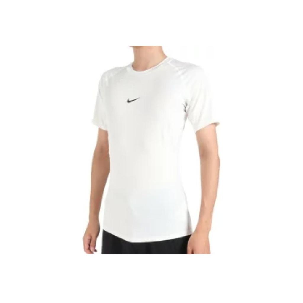 Nike Slim Fit Crew Neck T-Shirt With Raglan Sleeves Men Tops White FB7933-100