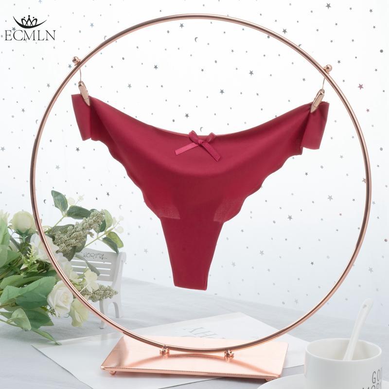 Women's Sexy Thongs G-string Underwear Panties Thin Breathable Low Waist T Back Female Seamless Comfortable Thong Lingerie