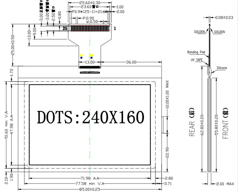 China Design Fstn/Positive Graphic Lcd For Sale