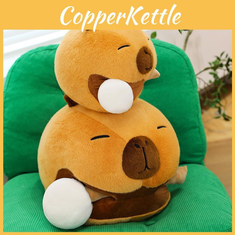 Cartoon Cute Capybara Plush Toy Decorative Pillow Gift For Kids Bedroom Decor