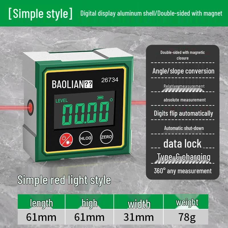BaoLian Laser Digital Inclinometer