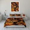 Demon Slayer Anime Bedding Set 3PCS Bedding set (1 duvet cover, 2 pillowcases, duvet not included)
