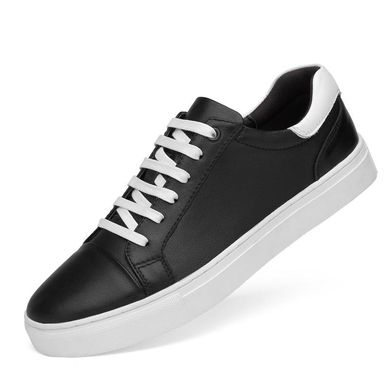 Men s Trendy Korean-Style Spring Lace-up Casual Sports Shoes 38 белый